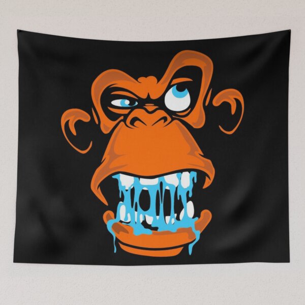 Item preview, rabid monkey designed and sold by Franescobar.