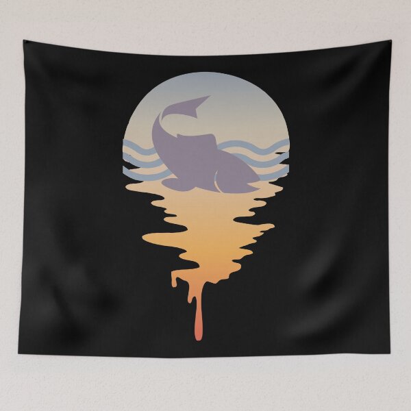 Item preview, Retro 80s Tropical Sun Vaporwave Summer Fish designed and sold by IZiets.