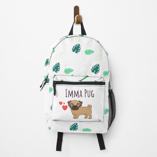 Item preview, I'm a pug | Hearts, Pug and Leaves | Dog Lovers  designed and sold by smoothwizz.