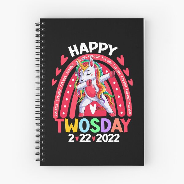 Item preview, Happy Twosday 2022 Unicorn Girl Rainbow Twos-Day 2222022 T-Shirt designed and sold by dragunztlo.
