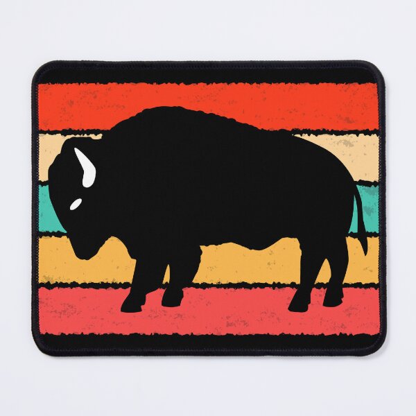 Item preview, Vintage Wilderness Buffalo Silhouette Retro Inspired Design designed and sold by BrobocopPrime.