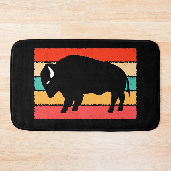 Item preview, Vintage Wilderness Buffalo Silhouette Retro Inspired Design designed and sold by BrobocopPrime.