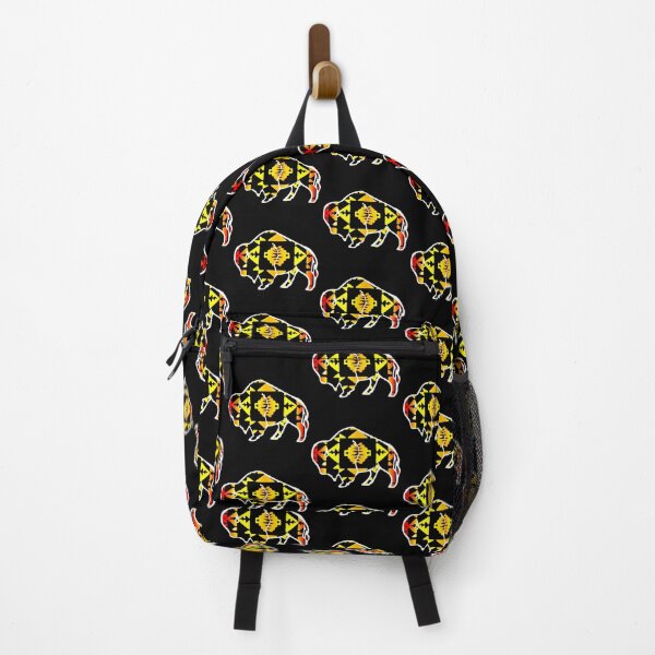 Item preview, Fire Color Native Print Buffalo designed and sold by JMWCD.