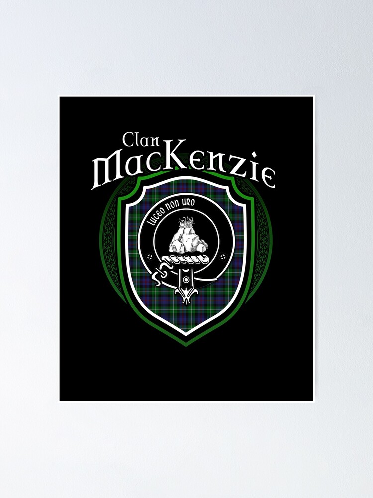 Mackenzie Surname Scottish Clan Tartan Crest Badge T-Shirt