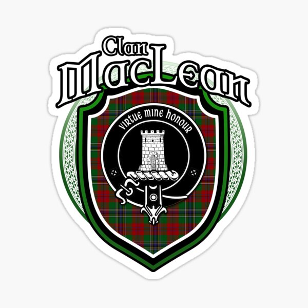 Clan Maclean Tartan , Scottish Maclean , Maclean Last Name, Maclean Tartan, Maclean  Crest, Maclean Clan Crest Badge