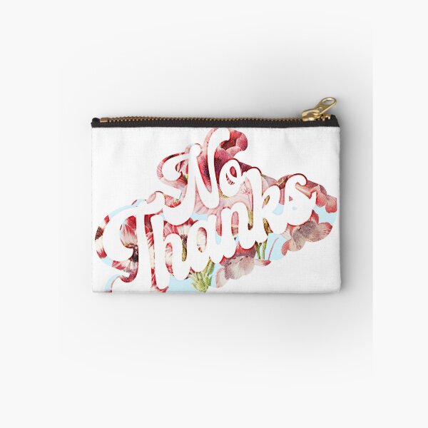 Item preview, No Thanks Floral Text designed and sold by Krisztina Koteles.
