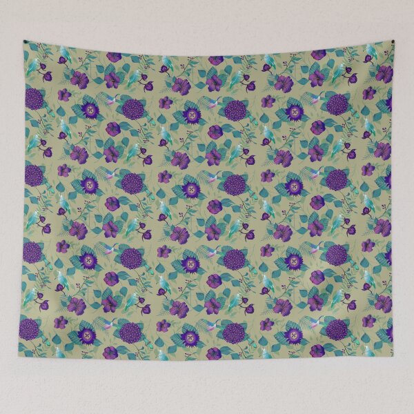 Item preview, violet flowers designed and sold by Idea y Design.