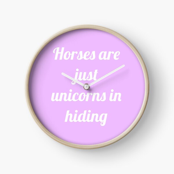 Unicorns in Hiding Clock