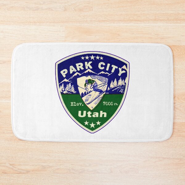 Artikelvorschau, Park City Utah Skifahren Skiberge Skifahrer UT entworfen und verkauft von DESTINATIONS DECAL.