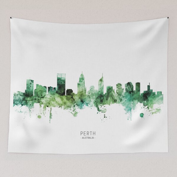 Item preview, Perth Australia Skyline designed and sold by ArtPrints.