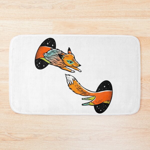 Item preview, Colorful fox in magic teleport designed and sold by PenguinHouse.
