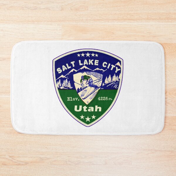 Item preview, Salt Lake City Utah Skiing Ski Mountains Skier UT designed and sold by DESTINATIONS DECAL.