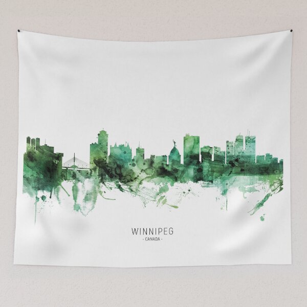 Item preview, Winnipeg Canada Skyline designed and sold by ArtPrints.