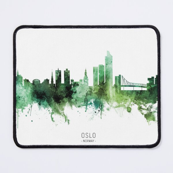 Item preview, Oslo Norway Skyline designed and sold by ArtPrints.