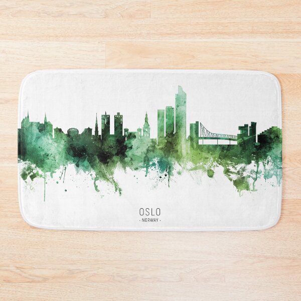 Item preview, Oslo Norway Skyline designed and sold by ArtPrints.