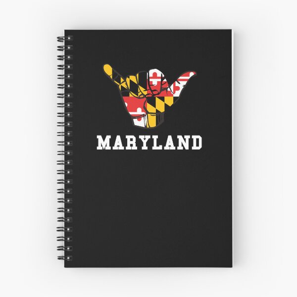 Item preview, Maryland Shaka Hang Ten State Flag Hand Baltimore Hon designed and sold by Spaceshipsells.