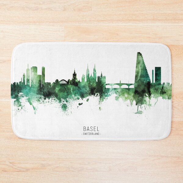 Item preview, Basel Switzerland Skyline designed and sold by ArtPrints.
