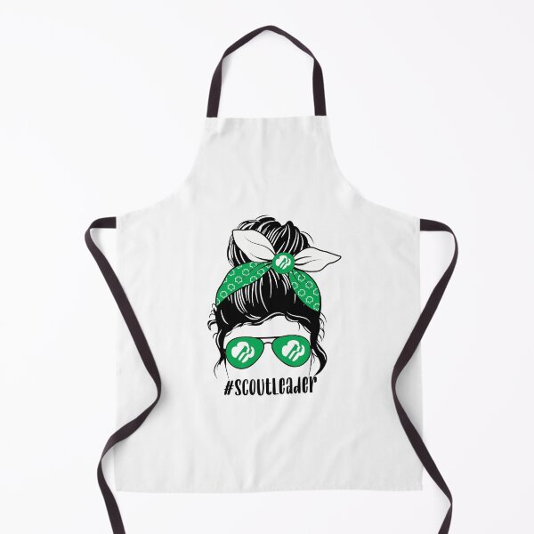 Aperçu de l'œuvre Girl Scout Chef Messy Bun créée et vendue par ItsaMomThingLLC.