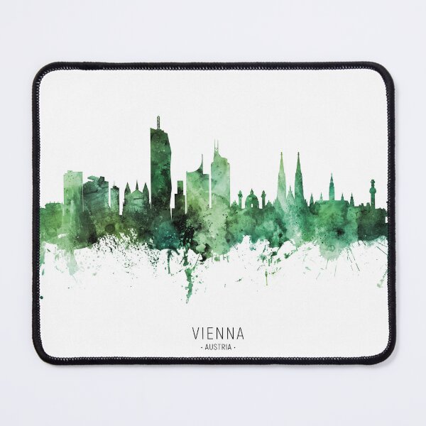 Aperçu de l'œuvre Vienna Austria Skyline créée et vendue par ArtPrints.