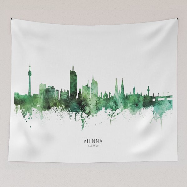 Item preview, Vienna Austria Skyline designed and sold by ArtPrints.