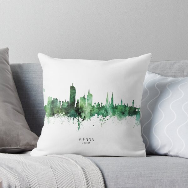 Artikelvorschau, Vienna Austria Skyline entworfen und verkauft von ArtPrints.