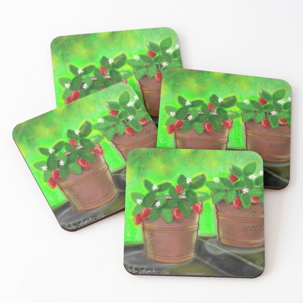Item preview, Strawberry Balcony designed and sold by heathersartwork.