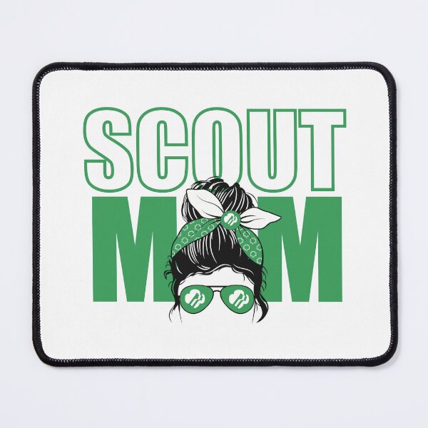 Item preview, Girl Scout Mom Messy Bun designed and sold by ItsaMomThingLLC.