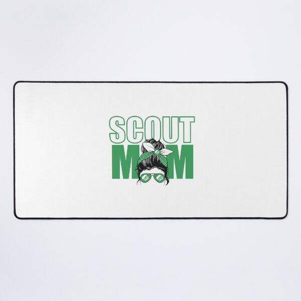 Item preview, Girl Scout Mom Messy Bun designed and sold by ItsaMomThingLLC.