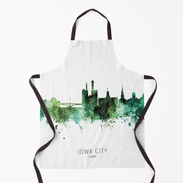 Artikelvorschau, Iowa City Iowa Skyline entworfen und verkauft von ArtPrints.