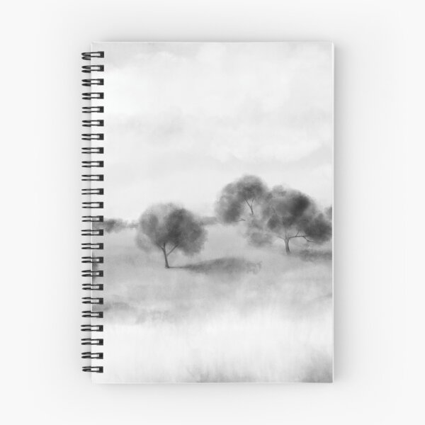 Item preview, Monochrome watercolor landscape designed and sold by Aimio.