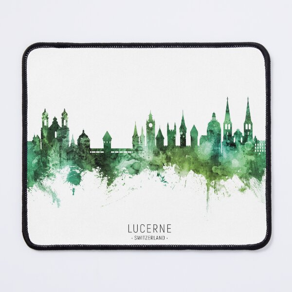 Item preview, Lucerne Switzerland Luzern Skyline designed and sold by ArtPrints.