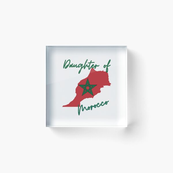 Item preview, Daughter of Morocco Map Flag designed and sold by NovawayDirect.