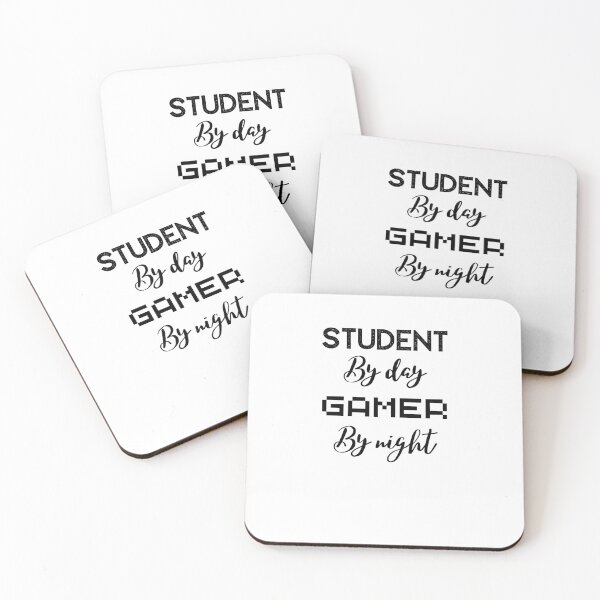 Item preview, funny gaming quote,student by day Gamer by night,studying and gaming designed and sold by behappysiempre.