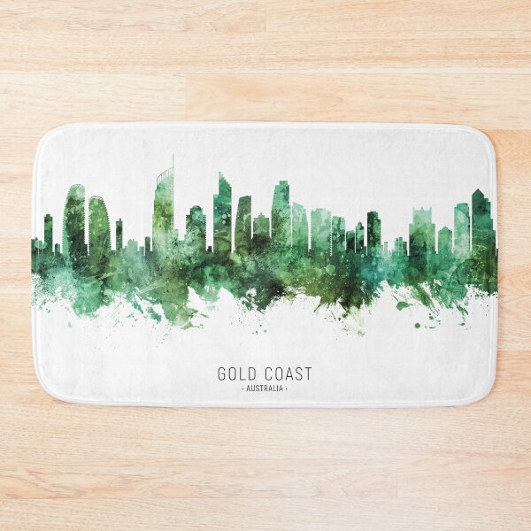 Item preview, Gold Coast Australia Skyline designed and sold by ArtPrints.