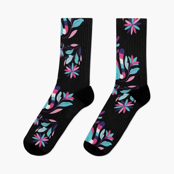 Item preview, Howling Wolf Floral Teal and Pink designed and sold by MiaDelelai.