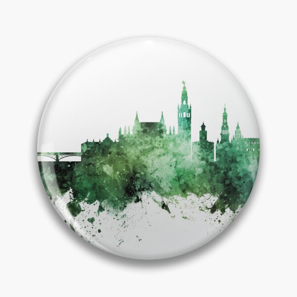 Item preview, Sevilla Spain Skyline designed and sold by ArtPrints.