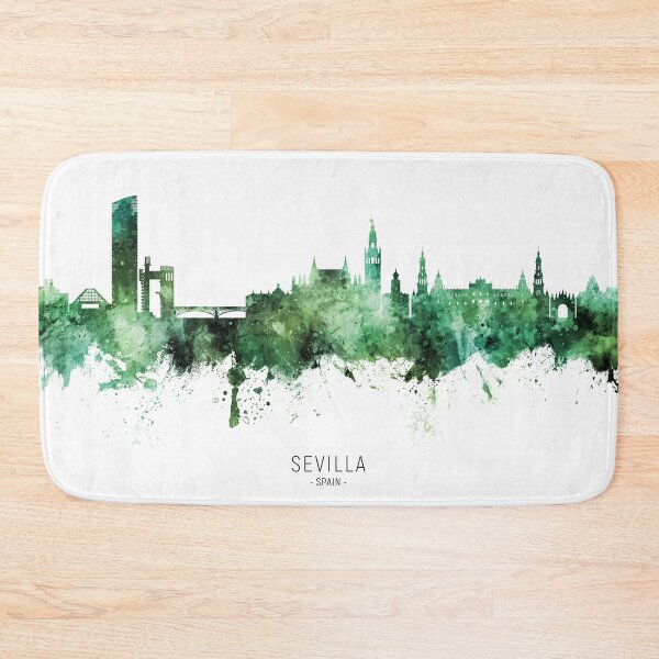 Item preview, Sevilla Spain Skyline designed and sold by ArtPrints.