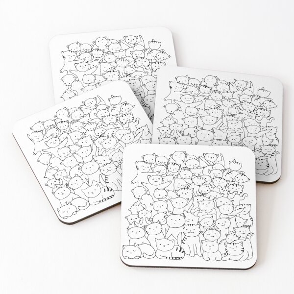 Item preview, a huge pile of cute cats designed and sold by W&M Store.