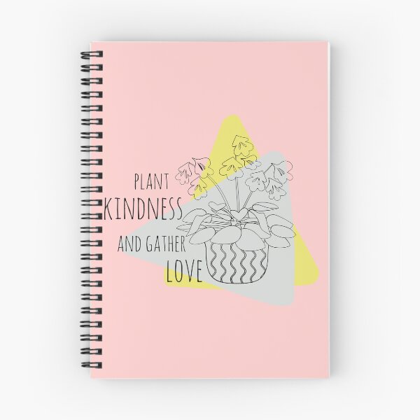 Item preview, Plant Kindness and Gather Love - Inspirational Boho Style Plant Quote designed and sold by Naturalist Prints.