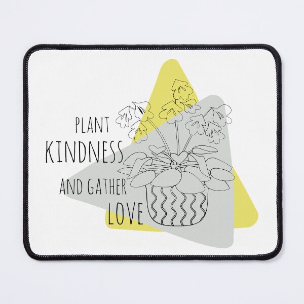 Item preview, Plant Kindness and Gather Love - Inspirational Boho Style Plant Quote designed and sold by Naturalist Prints.