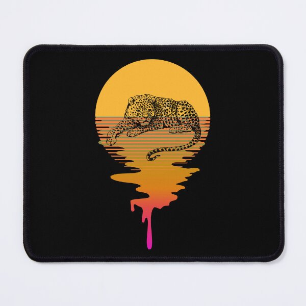 Item preview, Retro 80s Tropical Sun Vaporwave Summer Leopard designed and sold by IZiets.