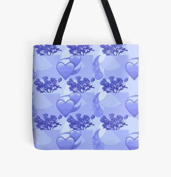 valentines special pattern | blue All Over Print Tote Bag