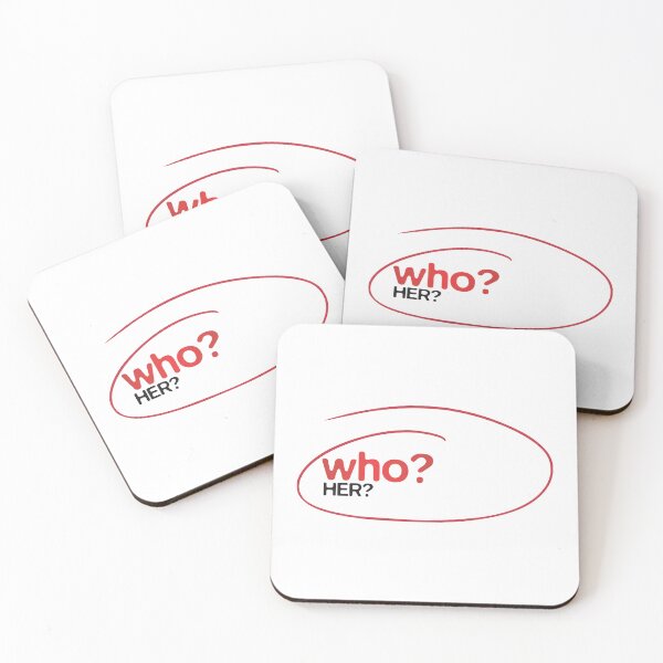 Item preview, who? her? designed and sold by VonHafe.