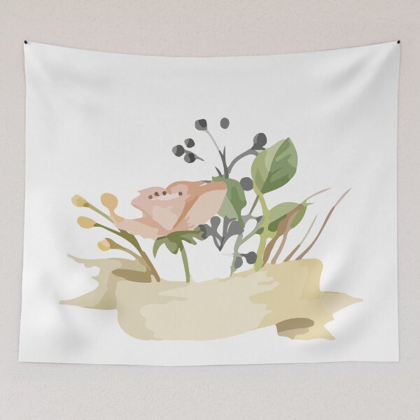 Item preview, Pink Flower Watercolor Painting  designed and sold by supnups.