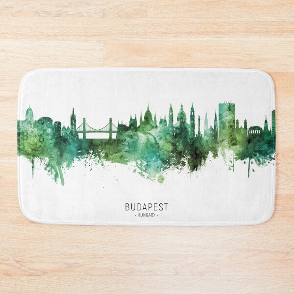Item preview, Budapest Hungary Skyline designed and sold by ArtPrints.