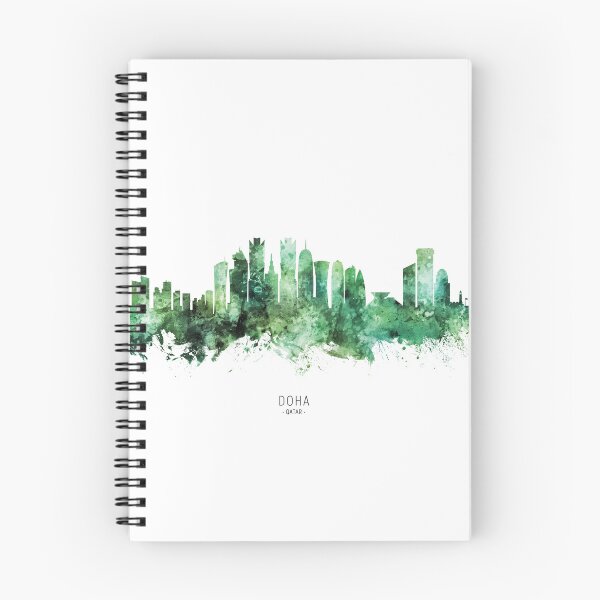 Item preview, Doha Qatar Skyline designed and sold by ArtPrints.