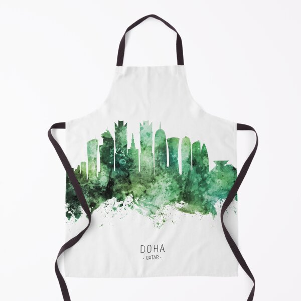 Item preview, Doha Qatar Skyline designed and sold by ArtPrints.