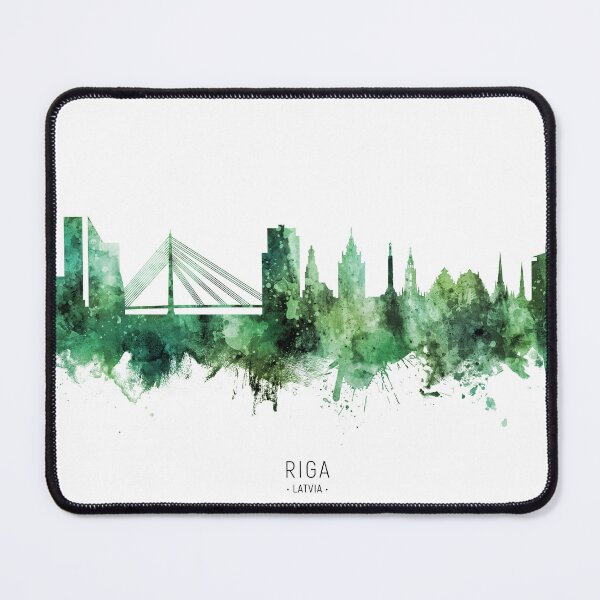 Item preview, Riga Latvia Skyline designed and sold by ArtPrints.