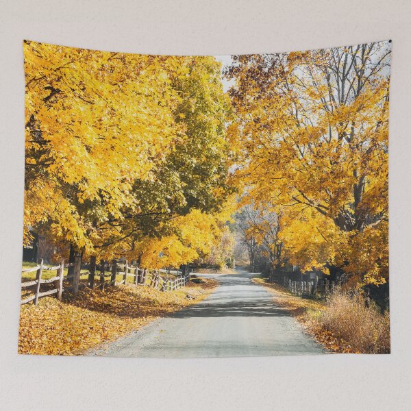 Item preview, autumn road in vermon designed and sold by franckreporter.