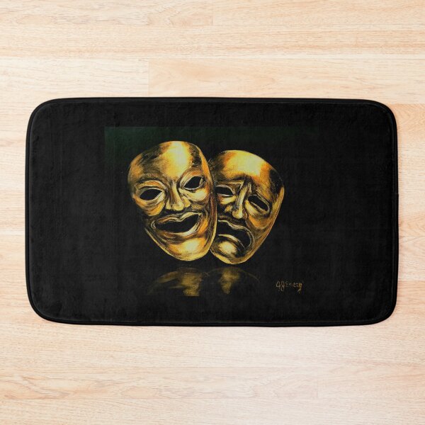 Item preview, Comedy Tragedy Theater Masks designed and sold by JYEmeryArt.